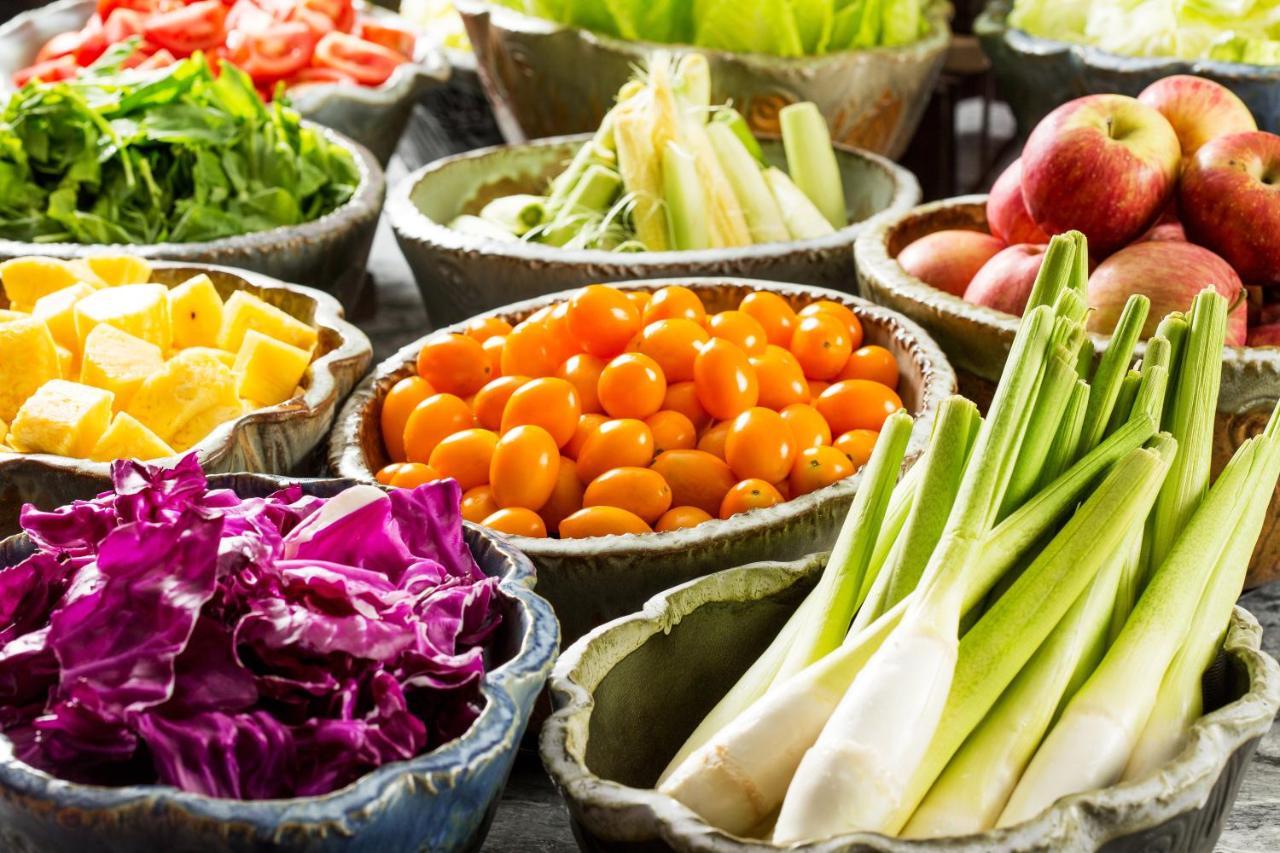 Отель 礁溪晶泉丰旅 Wellspring By Silks Цзяоси Экстерьер фото Vegetables